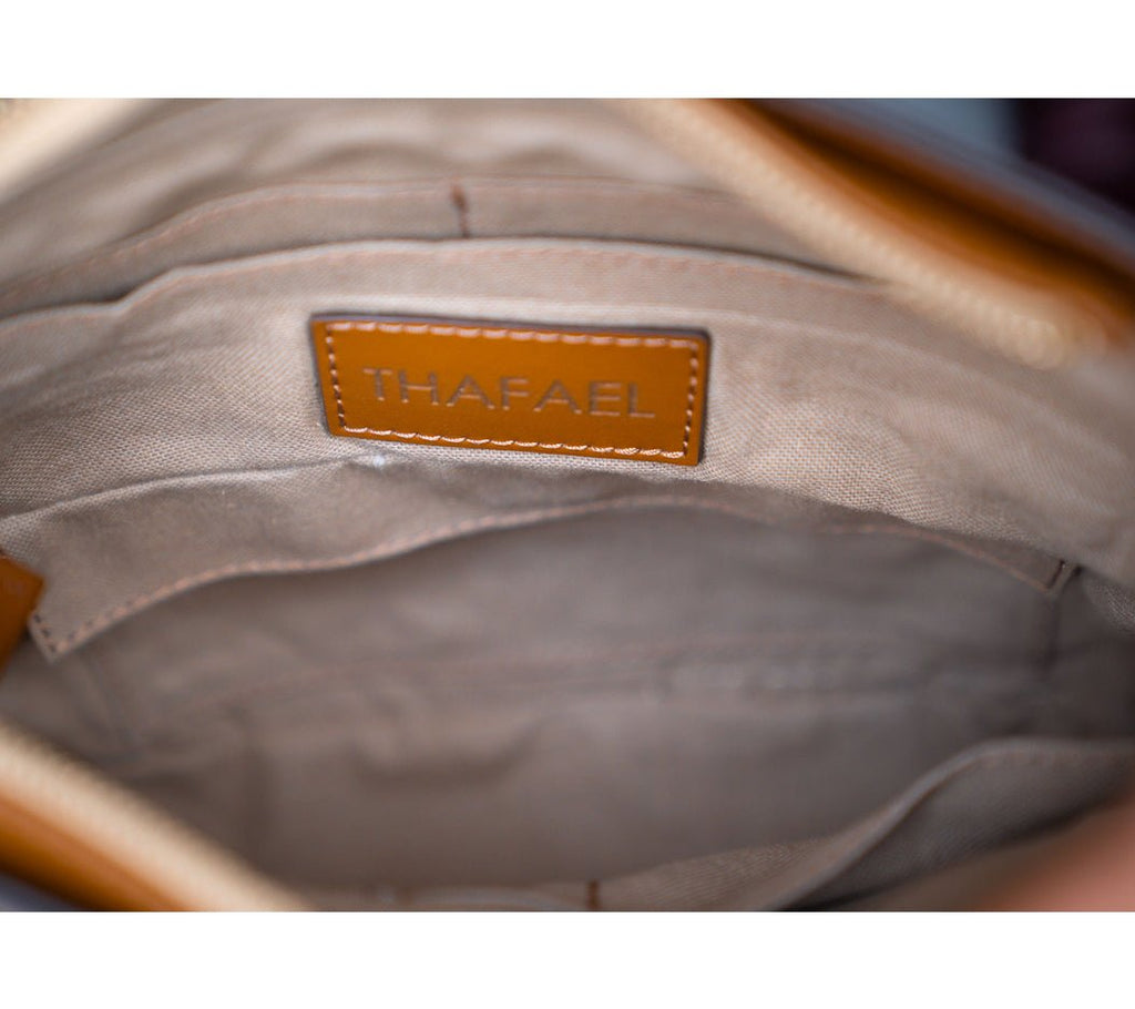 Thafael Crossbody Travel Bag – Anti-Theft, Vegan Cactus Leather (Limited Edition)